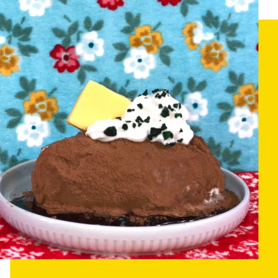 A Cowgirl NYC Ice Cream Baked Potato