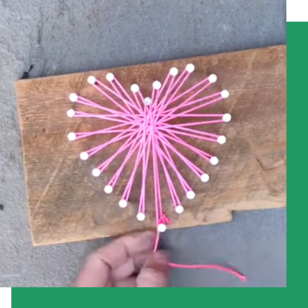 String Art Heart