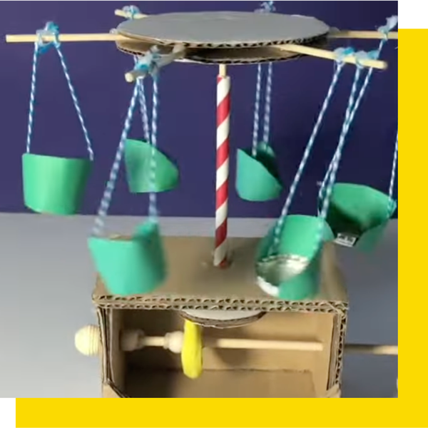 Build A Miniature Carnival Swing - Kazoo Magazine